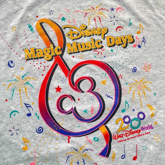 X-Large Vintage 2000 Disney World “Magic Music Days” T-Shirt - Picture 2 of 3